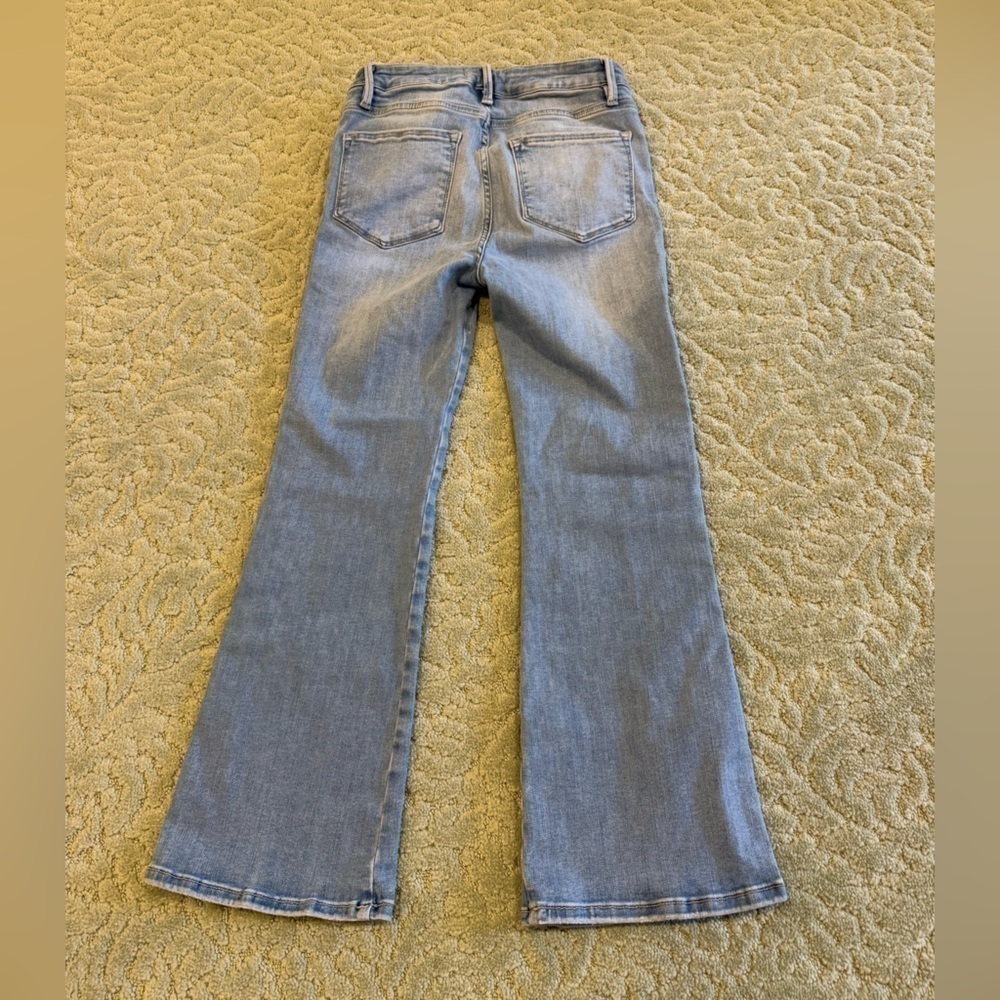 Frame Le One Crop Mini Boot Jeans in Caspio Sz 1 - Picture 7 of 14